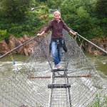 Neuseelands längste "Swinging Bridge"